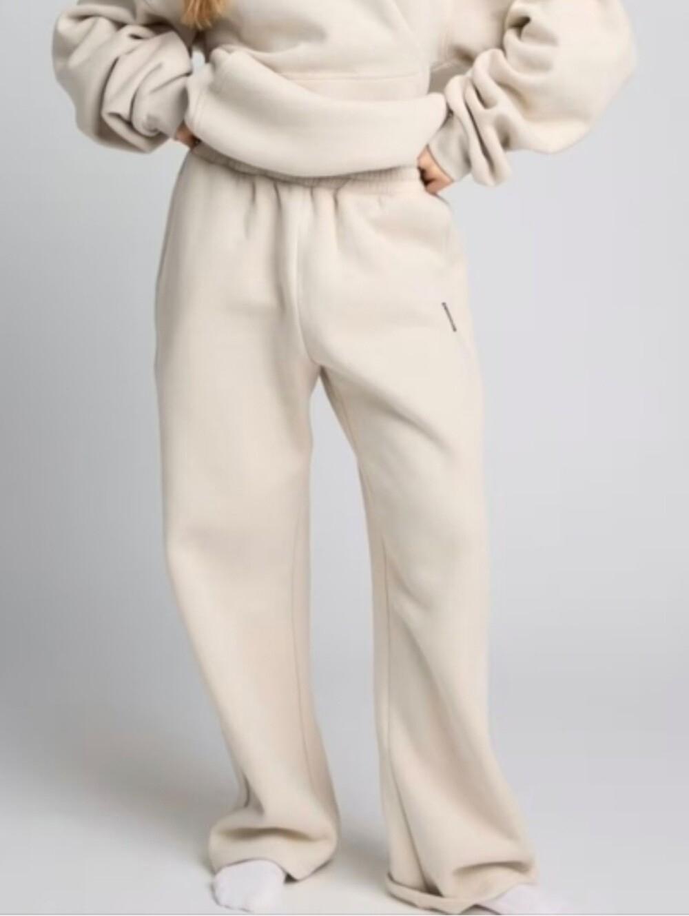 Comfrt Love Straight Leg Sweatpants Color Cotton Cream 2xl Unisex